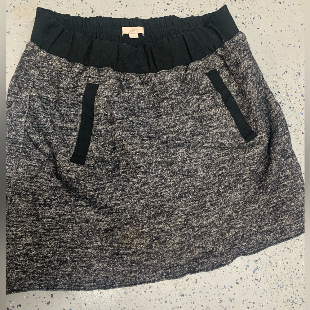Loft Gray Skirt